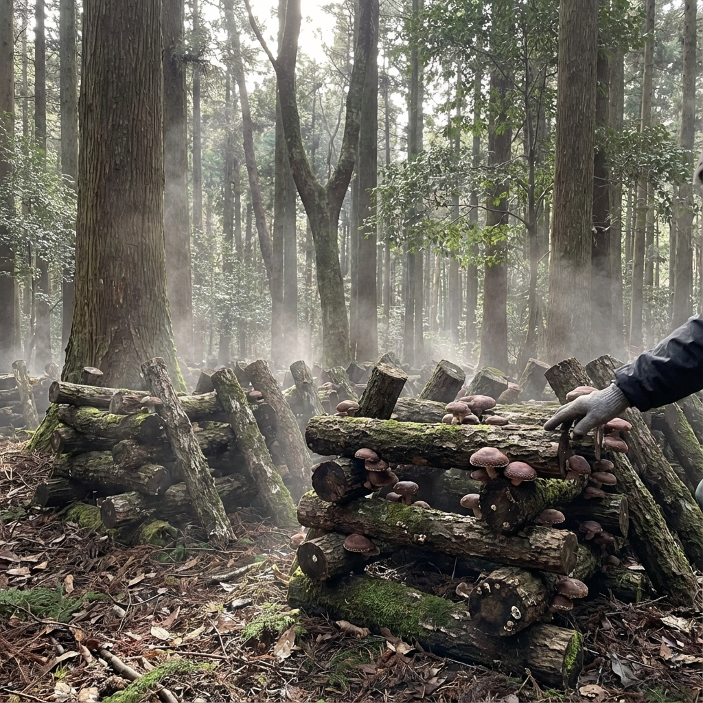 大分県産 原木生しいたけ「森の黒真珠」 - 画像 (4)
